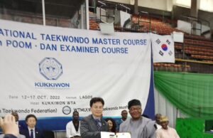 Sunday Dare Gets Kukkiwon Award as International Masters, Examiners Courses End in Lagos
