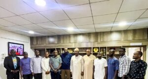 Newly Elected NANS Leaderships Pays Courtesy Visit To Youth Minister