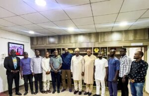 Newly Elected NANS Leaderships Pays Courtesy Visit To Youth Minister