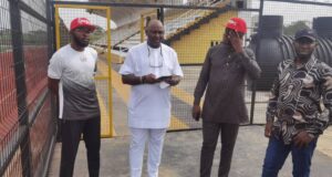 Enugu Rangers Management Pays Gen. Chikelue Iloenyosi Courtesy Visit