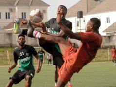 Rangers Int’l FC Stop Hard Fighting Great Achievers FC