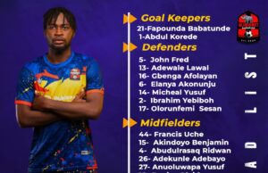 Olukismet’s Head Coach Atobaje Oladeji Has Named A 20-Man Squad Ahead Of The 2022 Jagaban Cup