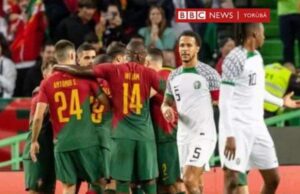 Portugal 4-0 Nigeria: Lacklustre Super Eagles Thrashed In Lisbon
