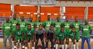 Nigeria Underage Male Handball Teams In The Finals Of IHF Trophy Tournament for Africa Zone 3 in Abidjan, Ivory Coast