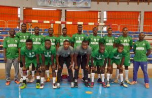 Nigeria Underage Male Handball Teams In The Finals Of IHF Trophy Tournament for Africa Zone 3 in Abidjan, Ivory Coast