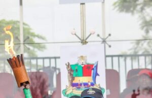 NSF 2022 : Gov Diri Receives Torch of Unity,Charges Team Bayelsa To Compete Fairly