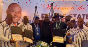 Gov Wike Bestows Rivers Highest Honour On Players And Officials Of Rivers United