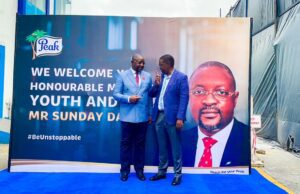 Sunday Dare Felicitates Peak Milk over Support for Nigerian Sports