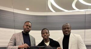 Eletu Hails Victor After Scoring On His Debut For AC Milan In Friendly Match