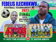 Two grassroot Teams FC Jassy Star And FC Austin Amatu Academy Will Slug It Out In The Final Of The Fidelis Ilechukwu Football Tournament