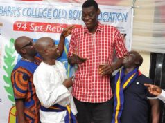 SFCOBA 94 Set Felicitates With The Tallest Man In Nigeria Afeez Agoro On Birthday Occasion, Sends Goodwill Messages