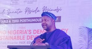 Sunday Dare Outlines Ways to Deepen Democracy, Sustainable Development in Nigeria