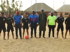 Sand Rangers Anegbette BSC Defeated Buffalo Okpella BSC To Emerge Champions Of Edo State Beach Soccer Tournament