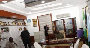 Iloenyosi Pays Courtesy Call To Vice President INTERPOl Africa, AIG Garba Umar