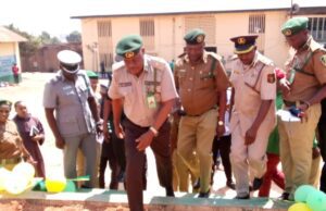 Nigerian Correctional Service Unveils New Football Pitch For Inmates In Enugu