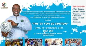 Seyi Akinwunmi Charity Foundation Mini-Tournament: Sixty Students To Get Scholarships