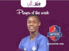 TCC League 23: Imperial FC Augustine Joel Wins ValueJet Player Of The Week Award, Vows To Do More