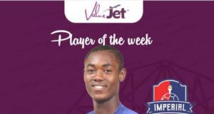 TCC League 23: Imperial FC Augustine Joel Wins ValueJet Player Of The Week Award, Vows To Do More