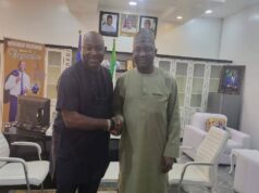 Iloenyosi Pays NFF President Alhaji Ibrahim Gusau A Courtesy Call