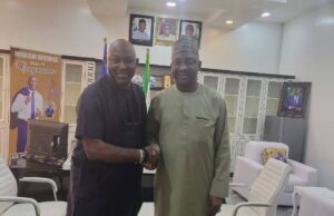 Iloenyosi Pays NFF President Alhaji Ibrahim Gusau A Courtesy Call