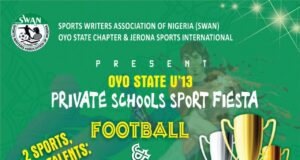 Oyo SWAN Partners JERONA, Others For U-13 Sports Fiesta