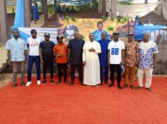 Anambra Football Association Pays Condolence Visit To Rev Fr Obinna Dike On The Burial Of His Late Dad