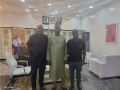 Iloenyosi Pays NFF President Alhaji Ibrahim Gusau A Courtesy Call