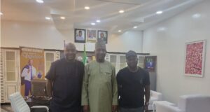 Iloenyosi Pays NFF President Alhaji Ibrahim Gusau A Courtesy Call