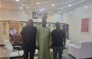 Iloenyosi Pays NFF President Alhaji Ibrahim Gusau A Courtesy Call