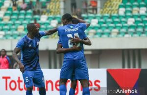 CAF CC: Goals From Malachi Ohawume, Ukeme Williams And Denis Ndasi saw Rivers United claim victory against ASEC Mimosa