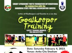 Smart Sparrowz Youth Foundation International Brings One Day Goalkeeper Training To Anambra