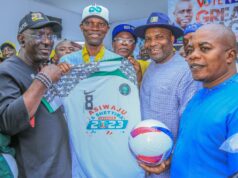 Amokachi,Obasa, Leads Ex-Eagles, Assembly Members, To Mobilise Support For Sanwo-Olu,Tinubu, APC Candidates