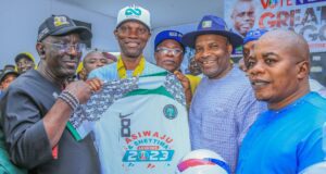 Amokachi,Obasa, Leads Ex-Eagles, Assembly Members, To Mobilise Support For Sanwo-Olu,Tinubu, APC Candidates