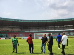 Super Eagles Manager Peseiro Inspects Ogbemudia Stadium, Impressed With Facilities
