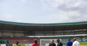 Super Eagles Manager Peseiro Inspects Ogbemudia Stadium, Impressed With Facilities