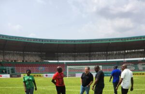 Super Eagles Manager Peseiro Inspects Ogbemudia Stadium, Impressed With Facilities