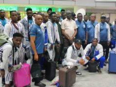 CAF CC : Nigerian Ambassador Receives Rivers United FC At The Airport