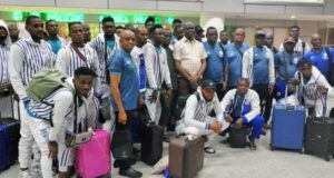 CAF CC : Nigerian Ambassador Receives Rivers United FC At The Airport
