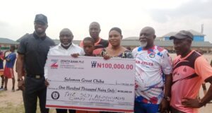 The Seyi Akinwunmi Charity Foundation Put Smile On The Face And Family Of A 12 Years Old Less Privilege Player