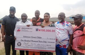 The Seyi Akinwunmi Charity Foundation Put Smile On The Face And Family Of A 12 Years Old Less Privilege Player