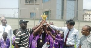 De Beautiful Beginning Coach Reacts After Winning Kid’s Cup In Lagos