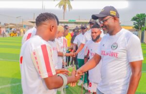 NAFF President Paul Maduakor Reels In Excitement Over ‘Kick For Love’ Amputee’s Outing…Hails Female Category Match Prowess