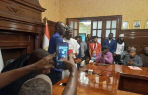 Ambassador Abba Rimi honours bronze-medallists Flying Eagles