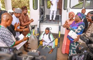 Aisha Buhari Donates Wheelchair Accessible Bus To Para Sports Athletes