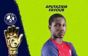 Beyond Limit FA Aputaziem Favour Coups Creative Championship Golden Glove Award As He Sets Sight On Greater Feat