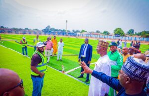 Governor Sule Inspects Lafia City Stadium