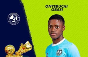 Beyond Limits Onyebuchi Obasi Coup Creative League Top Scorer Golden Boot Award, Lauds Management For Incredible Support