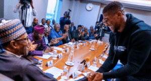 President Buhari Hails Joshua’s Victory