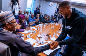 President Buhari Hails Joshua’s Victory