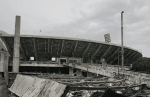 Crashed Floodlight Mast At National Stadium Lagos, Sports Minister Harps On Regular Maintenance Of Sporting Facilities